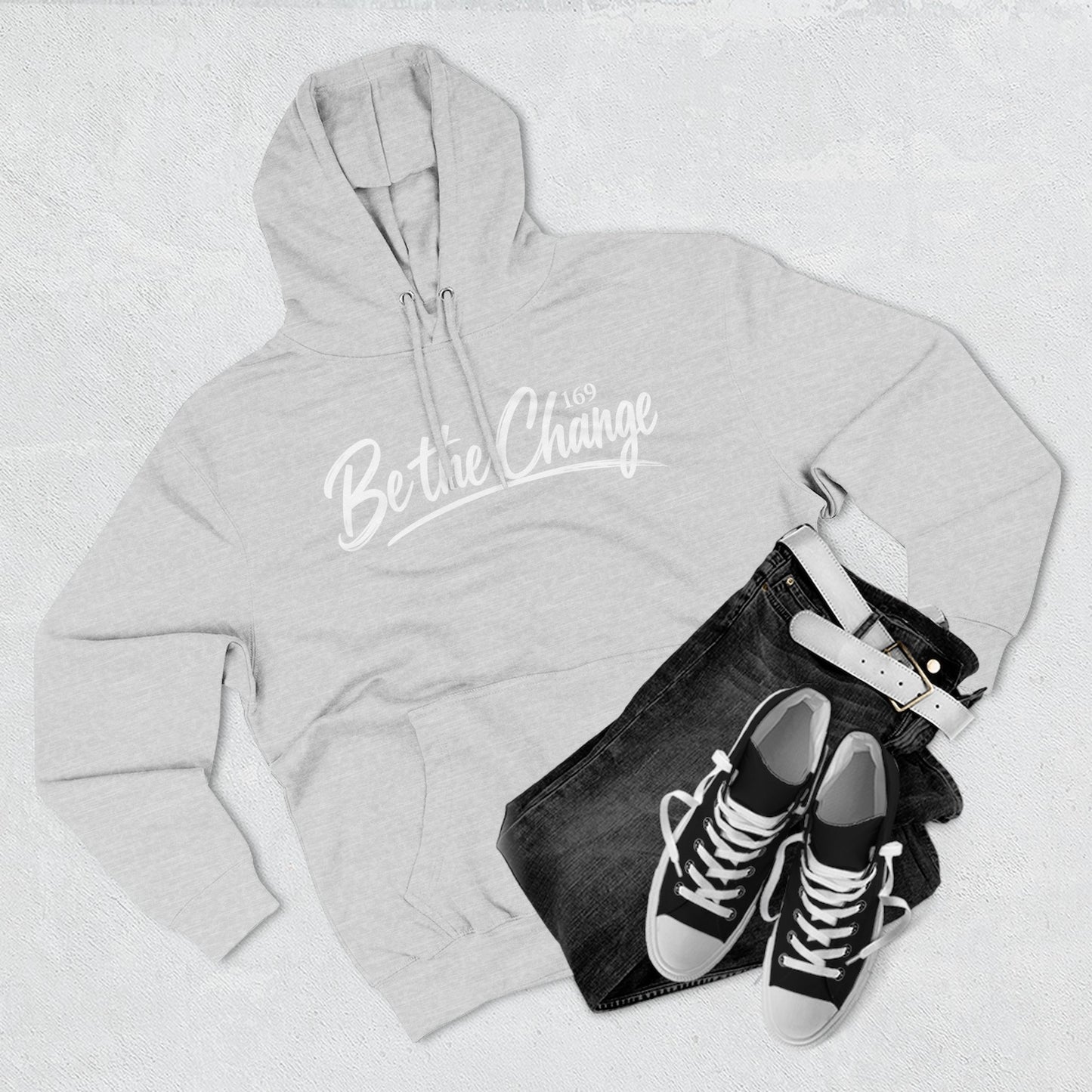 Be The Change Fleece Hoodie – Inspirational Cozy Pullover