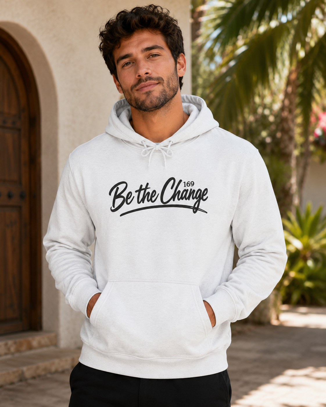 Be The Change Hoodie — Inspirational College Pullover