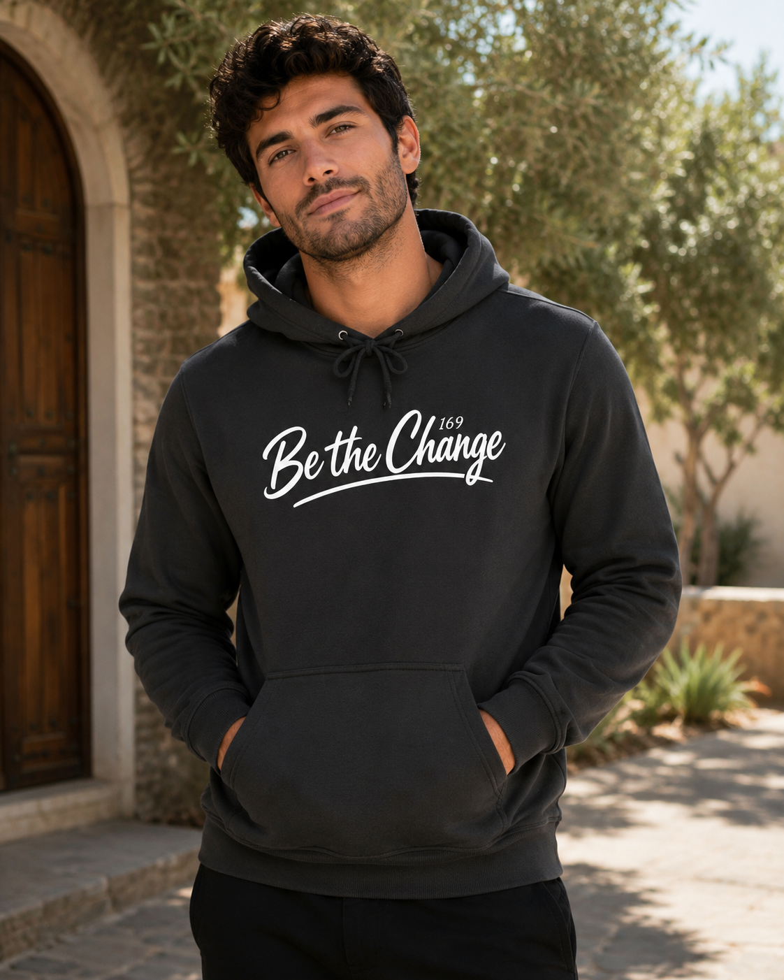 Be The Change Hoodie - Inspirational College Pullover